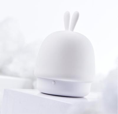 China Wholesale Zero Tatest LITTLECUTE RABBIT Atmosphere Night Light Children's Room Projector Light Small Night Light for sale