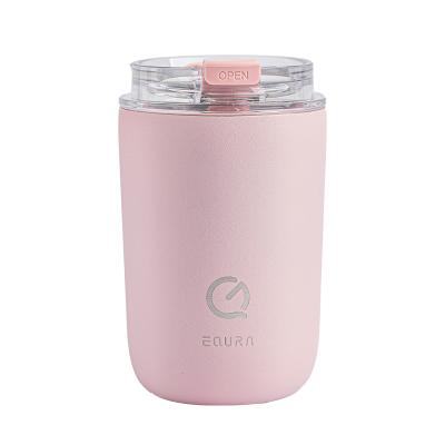 China 280ml Stainless Steel Travel Disposable Eco-Friendly Coffee Mug Vacuum Insulated Reusable Coffee Tumbler Cup Gift Customization for sale