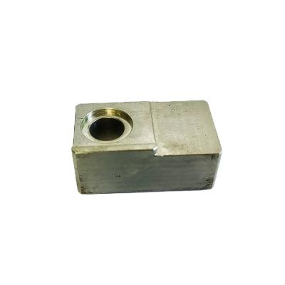 China Aluminum Extruded profile pressure riveting cnc machining aluminum hole turning parts for sale