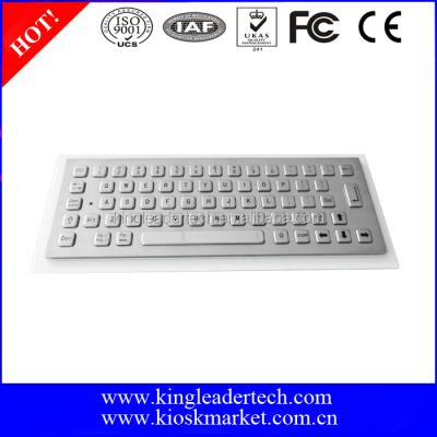 China Industrial Information Kiosk Compact Size Panelmount Kiosk Metal Keyboard for sale