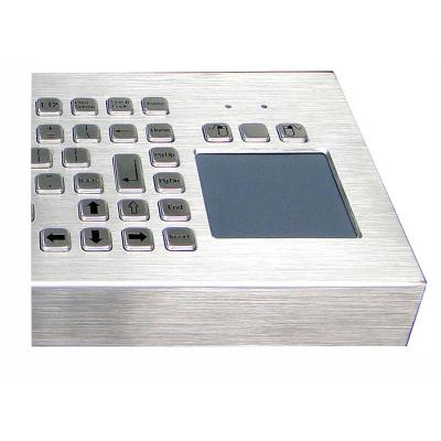 China Industrial Harsh Environment IP68 Metal Kiosk PC Rugged Desktop Waterproof Keyboard With Touchpad for sale