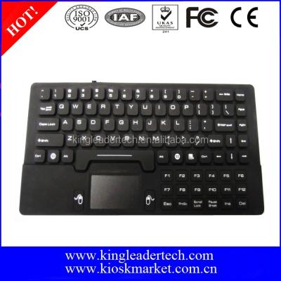 China Slim Waterproof And Washable Mini Size Silicone Keyboard With Touchpad for sale