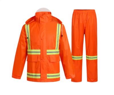 China 100% Road Traffic Waterproof Reflective Safety Suit YS Fluorescent Waterproof Flame Retardant Jacket/Pants for sale