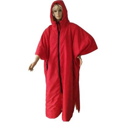 China 2022 Customized Viable Dry Surf Changeable Robe Waterproof With Beach Swimming Warm Liner Outdoor Coat for sale