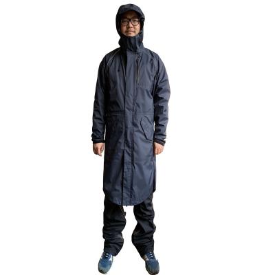 China 2019 Viable Hot Selling High Quality Waterproof Hooded Rain Cover Overalls Jacket for sale