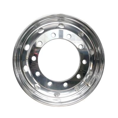 China Aluminum Truck Wheels Et120 Aluminum Bottom Price 11.75X22.5inch for sale