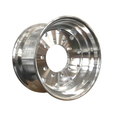 China Heavy Duty Truck 11.75X22.5Inch Y-Type Valve Aluminum Truck Wheels For Engineering Vehicle for sale