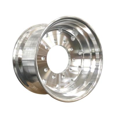 China 13inch/14inch Aluminum Y Valve Forged Hubs Or Rims Machined Truck Wheels From Aluminum Material for sale