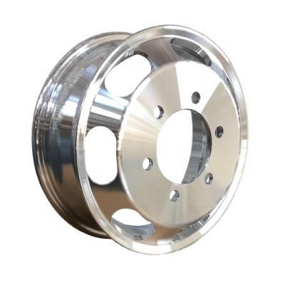 China Lighter Weight 5.5X16 Aluminum Truck Wheels Aluminum Material Wheel Hubs For Light Truck for sale