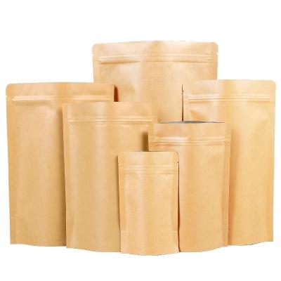 China Recycled Flower Self-sufficient Paper Materials Tea Bag Brown Window Wrapping Food Wrapping Paper Self Seal Paper Bags for sale