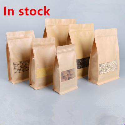 China High Quality Wholesale Materials Best Price Wholesale Block Bottom Recycled Flat Brown Kraft Paper for sale