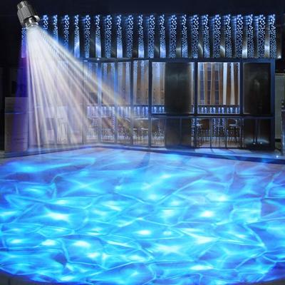 China Advertising/Cafe/Restaurant/Hotel/Mall/Plaza/Lobby Yufan Waterwave Flow Magic Blue Ripplies Led Logo Projector for sale