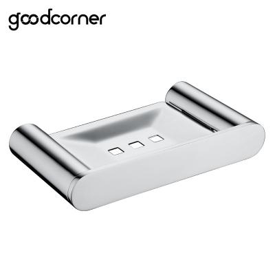 China Modern Wall Mounted Nickel Brushed SUS304 Stainless Steel Bathroom Accessories Fixed Cable Soap Dish for sale