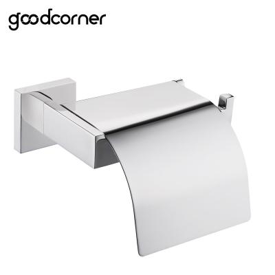 China Modern Manufacturer Bathroom Accessories Mirror Polished SUS304 Stainless Steel Bathroom Tissue Paper Roll Holder for sale