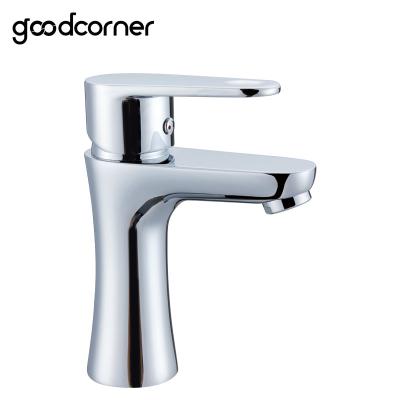 China Basin Mixer Single Handle Chrome Basin Faucet Bathroom Sink Brass Mixer Tap 6611 for sale