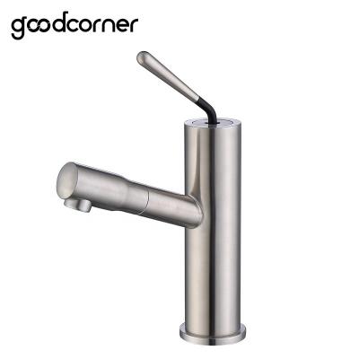 China Pull Out Spray Bathroom Sink Mixer With Pull Out Spray for sale