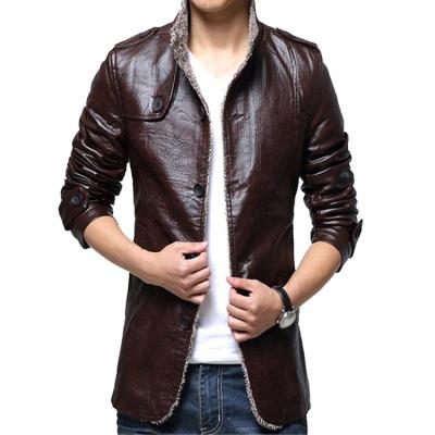 China Waterproof Winter Keep Warm Woolen Jacket Long Anorak Leather Jacket Loose And Comfortable for sale