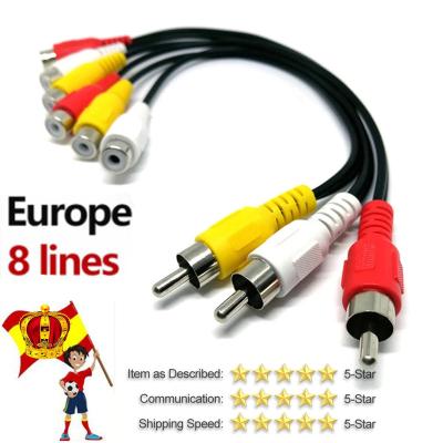 China Stable/Fast Europe 2023 8 Line Cccam Oscam Egygold Poland Cable Suitable For Slovakia Germany Satellite TV Receiver Receiver Free Trial for sale