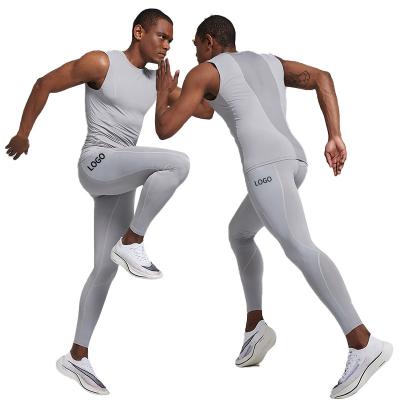 China Breathable Fitness Training Running Gaiters Compression Sports Mens Basketball Tights Pants for sale