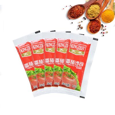 China Foods Cooking Easy Open Double Concentrate 10g Halal Tomato Sauce Bulk Wholesale for sale