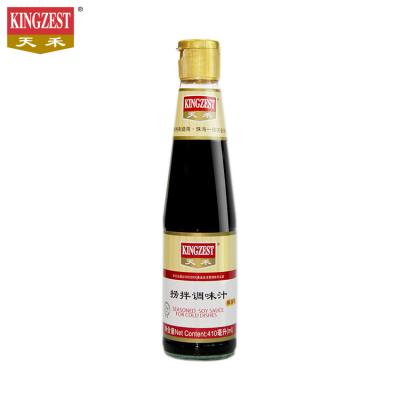 China Chinese Bottled 410ml Ect Flavored Soy Sauce For Cold Food for sale