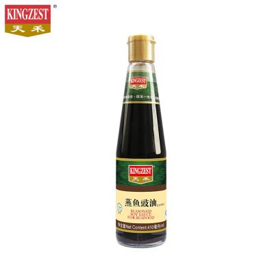 China Burger Bottled Fish Soy Sauce 410ml 500ml Flavored Soy Sauce For Seafood for sale