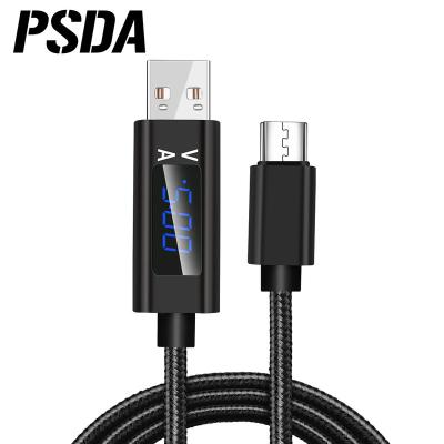 China With LED Indicator PSDA USB Type C Cable For Xiaomi Redmi Note 8 K20 USB C Cable For Samsung S9 A50 Fast Charging Wire Mobile Phone Charging Cord for sale