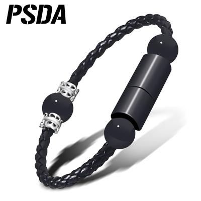 China Mobile Phone PSDA 22CM USB Charger Data Sync Cable Bracelet Wrist Band for Android Type-C XS 6S 7 X for Samsung S6 S7 for xiaomi for sale