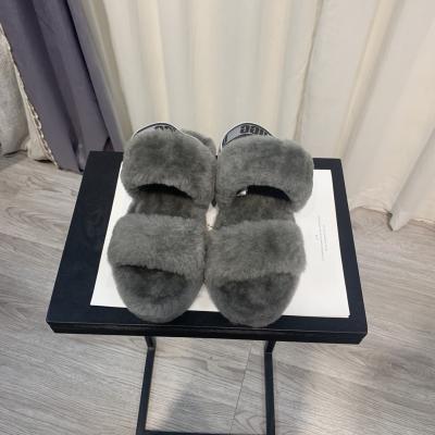 China Wholesale fashion trend high quality luxury home indoor bedroom warm fur slips slippers for women for sale