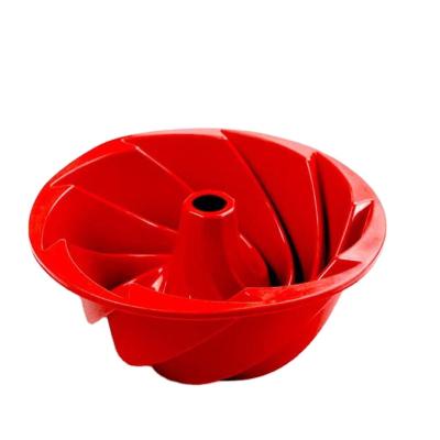 China Amazon Selling Sustainable Non-Stick Easy Clean Reusable Hot Chiffon and Savarin Silicone Cake Baking Molds for sale