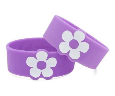 China Eco Friendly Wholesale Soft Silicone Wristband Customized Shape Wristband Wristband for sale