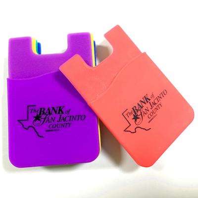 China Fashion Silicone Phone Card Holder/Mobile Phone Holder for sale