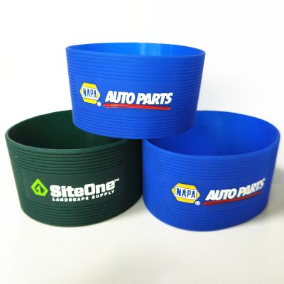 China OEM Wide Silicone Cup Bands Covers / Wide Silicone Bands for sale