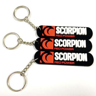 China Asian Cheap Promotional Custom 3D PVC Rubber Soft Key Chain for sale