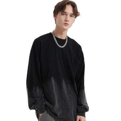 China Wwwxxxcom Xxxl Size Boxy Tees Plain T Shirt Men's Casual Striped Solid Color Pullover Long Sleeve Round Neck QUICK DRY T-Shirts for sale