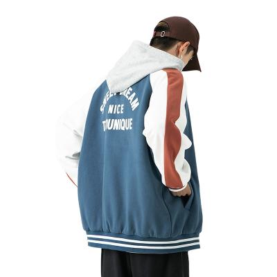 China Waterproof Custom Logo Design Winter Coats Zipper Wear 2022 Brand Japanese Oversized Baseball Coat Jacket for sale