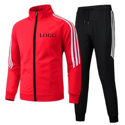 China Custom Made Mens 2021 Viable Trending Sweatsuit Fashion Sportswear Suit Vetements De Sport Amazon Sid Stripe Slim Training and Jogging Wear for sale