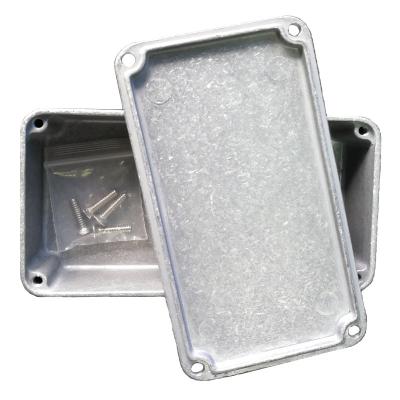 China 1590A 1590B 1590A Grades Metal 115x65x35mm Die Cast Aluminum Guitar Pedal Enclosure For Down Pedal Box And Tremolo Pedal for sale