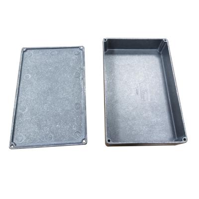 China GUITAR 1590DD Massive Sized 188X120X37mm Cast Aluminum Effect Pedal Enclosure Stomp Case for sale