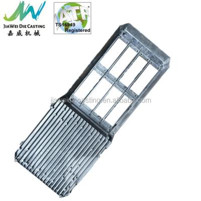 China Aluminum Alloy Heat Sink For Lighting 380 Custom Die Cast Aluminum Alloy 500tonnage TS16949 ±0.05mm Shot Blasting CN; ZHE 3676g for sale