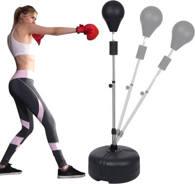 China Trainning Heute Kickboxing Free Standing Punching Bag with Bracket Waist Adjustable Cobra Sandbag Free Standing Punching Bag for sale