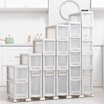 China Dormitory Multi-layer Toy Bedroom Toilet Kitchen Scandinavian Heute Storage Rack Household Storage Car Cabinet Cosmetics Plastic Split Frame for sale