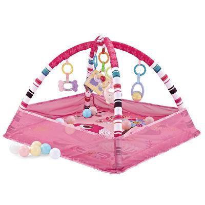 China New Baby Toy Heute Play Blanket Support Mat Musical Covering Multifunctional Fence Gym With Safety Play Fence Baby Portable Round Game Blanket for sale