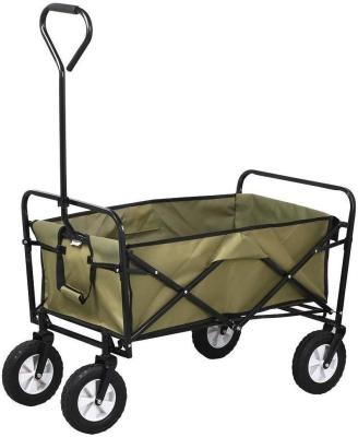 China Heute Simple Portable Four-wheeled Park Children Service Cart, Portable Beach Cart Cart, Lever Retractable Folding Car for sale