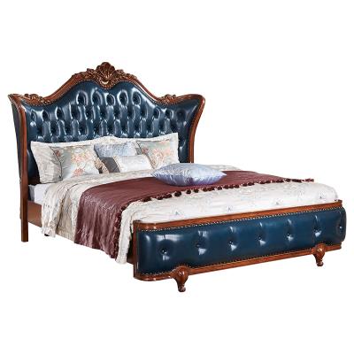 China Solid wood bed b465 view classic american rural british handcrafted double style for sale