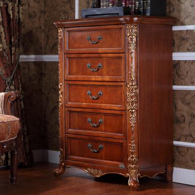 China American luxury solid wood drawer storage cabinet cabinet chest for bedroom H428 for sale