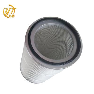 China Industrial Pleated Dust Collector Micron Cartridge Air Filter for sale