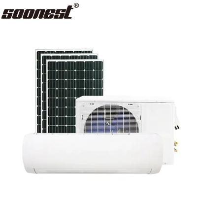 China 120V 230V Solar Air Conditioner For Home Complete Set Price Solar Thermal Hybrid Air Conditioner Household Air Conditioner for sale