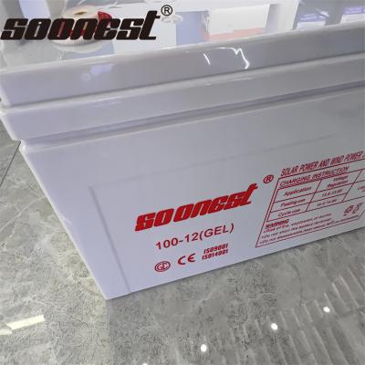 China High Quality Gel Solar Batteries Soonest Gel Battery Solar Gel Battery 12V 100Ah For Home for sale