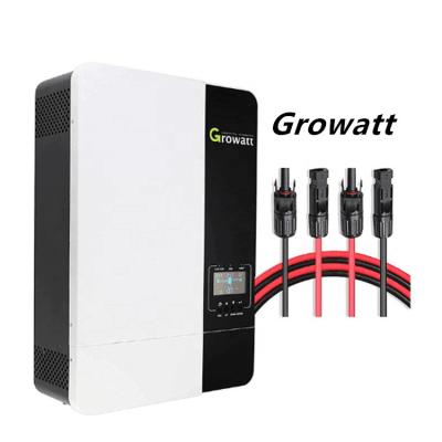 China Growatt SPF 3500-5000ES 48V Solar Panels Inverter 5000W 230V Off Grid Solar Hybrid Inverter With MPPT Pure Sine Wave Inverter for sale